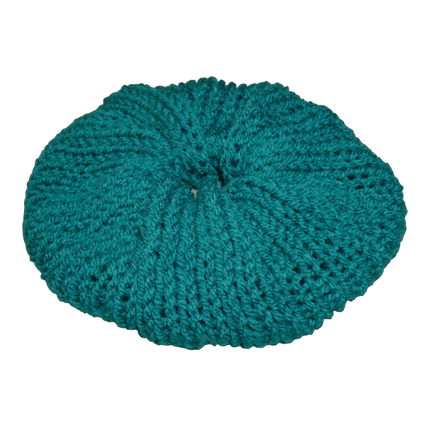 petrol crochet scrunchie