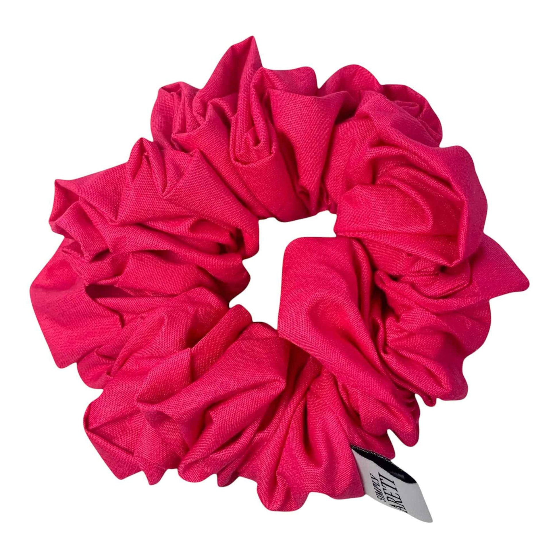 Extra Long Fuchsia Scrunchie – Handmade in XL