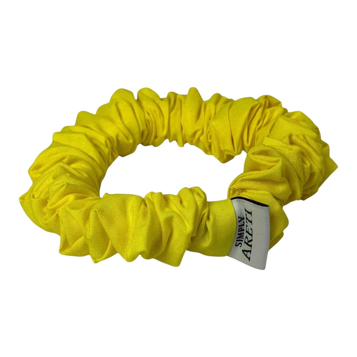 Extra Long Summer Yellow Scrunchie XS