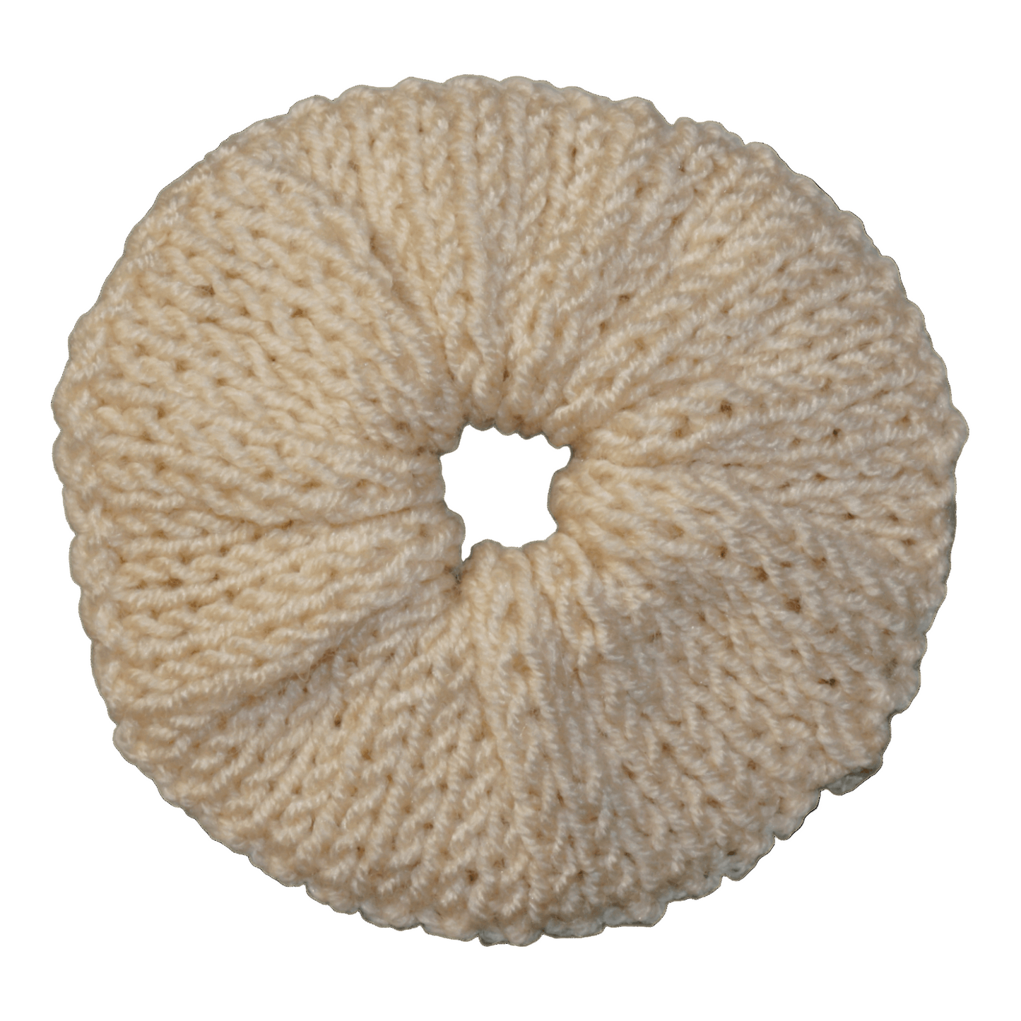 light crochet scrunchieeige 