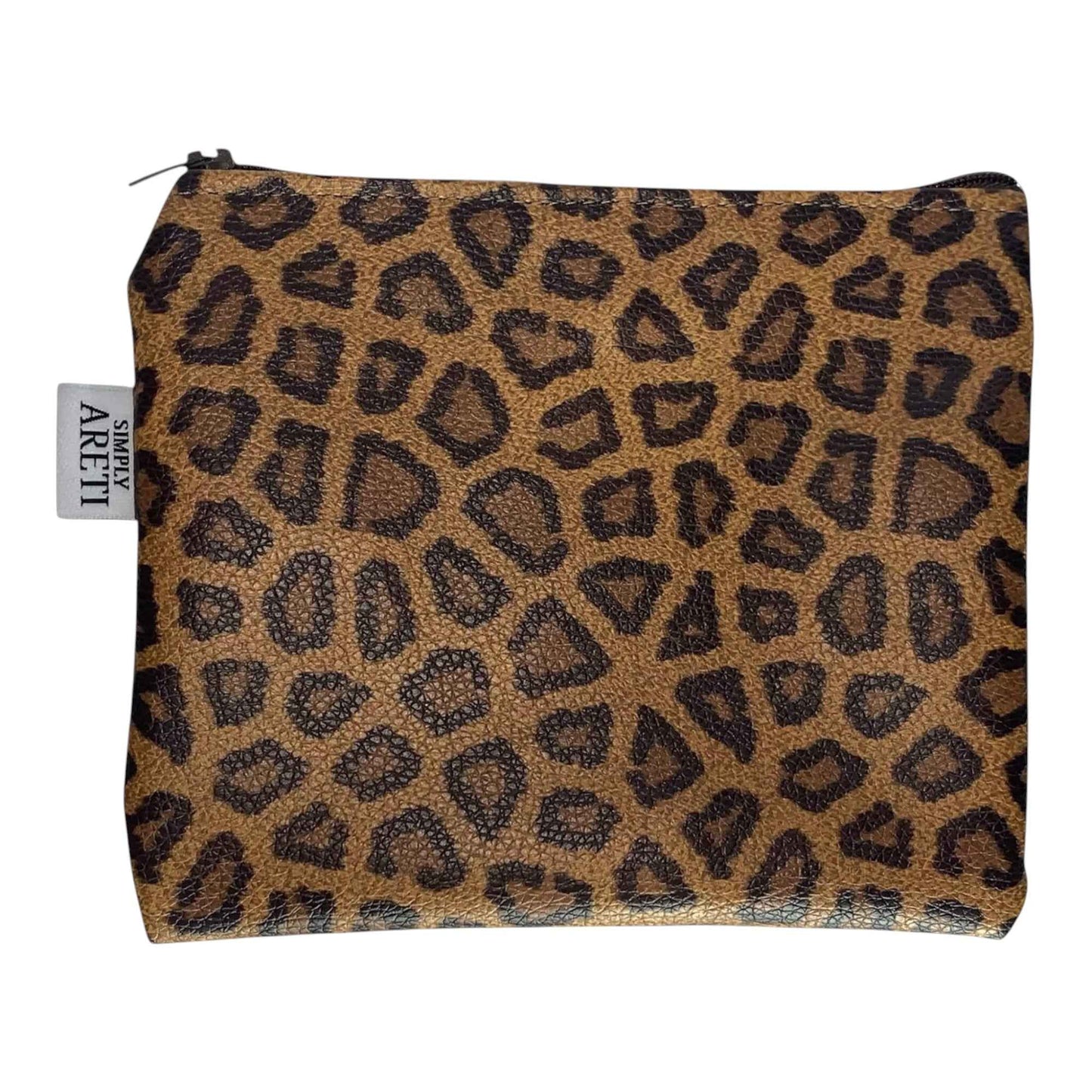 Giraffe Print Mini Clutch – Handmade Faux Leather Safari