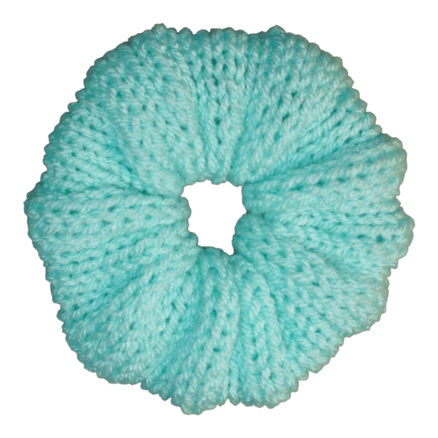 Pistachio Crochet Scrunchie – Handmade