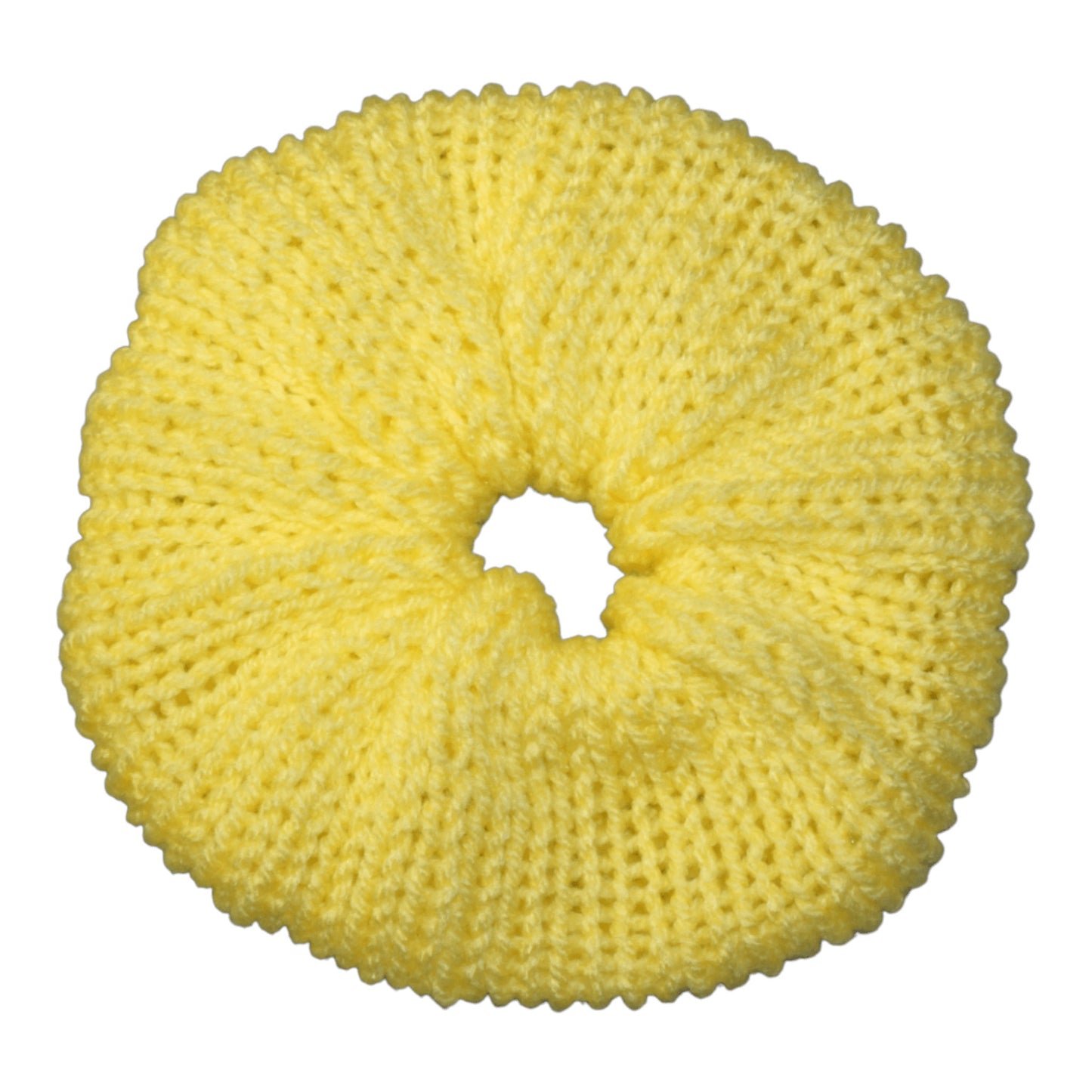 Yellow Crochet Scrunchie – Handmade
